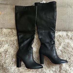 Express tall black boots.  Size 7